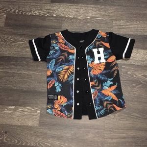 Kids floral baseball jersey
